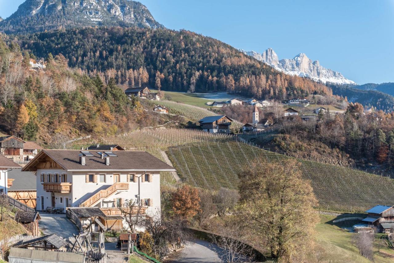 Guntschoellerhof Hochwart Fie allo Sciliar Bagian luar foto